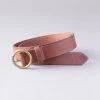 Lakeland Leather Buckle Leather Belt Tan Brown
