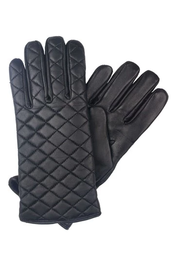 Lakeland Leather Laura Quilted Leather Gloves Brown 6 Lakeland Leather Laura Quilted Leather Gloves Brown - Image 5