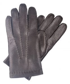 Lakeland Leather Phil Leather Gloves Brown