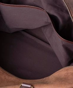 Lakeland Leather Brown Hawksdale Leather Holdall -Lakeland Leather Sales unnamed file 82 scaled