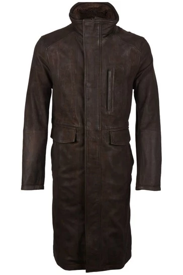 Lakeland Leather Kirkland Long Brown Leather Coat 8 Lakeland Leather Kirkland Long Brown Leather Coat - Image 6