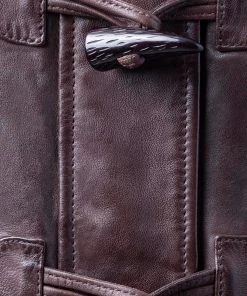 Lakeland Leather Dockray Hooded Leather Duffle Coat In Brown -Lakeland Leather Sales unnamed file 840 scaled