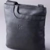 Lakeland Leather Black Allerdale Leather Cross-Body Bag -Lakeland Leather Sales unnamed file 89
