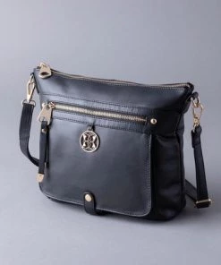Lakeland Leather Cartmel II Leather Cross-Body Bag In Black -Lakeland Leather Sales unnamed file 897
