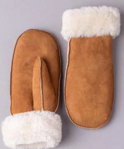 Lakeland Leather Ladies Classic Sheepskin Mittens Tan Brown 14 Lakeland Leather Ladies Classic Sheepskin Mittens Tan Brown -Lakeland Leather Sales unnamed file 918