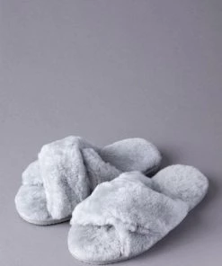 Lakeland Leather Ladies Sheepskin Cross-Over Mule Slippers Pink -Lakeland Leather Sales unnamed file 925