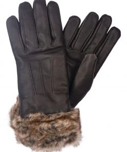 Lakeland Leather Holly Leather Gloves Brown