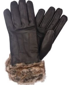 Lakeland Leather Holly Leather Gloves Brown -Lakeland Leather Sales unnamed file 948