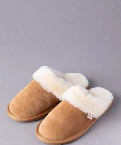 Lakeland Leather Ladies Sheepskin Slider Slippers Navy -Lakeland Leather Sales unnamed file 991